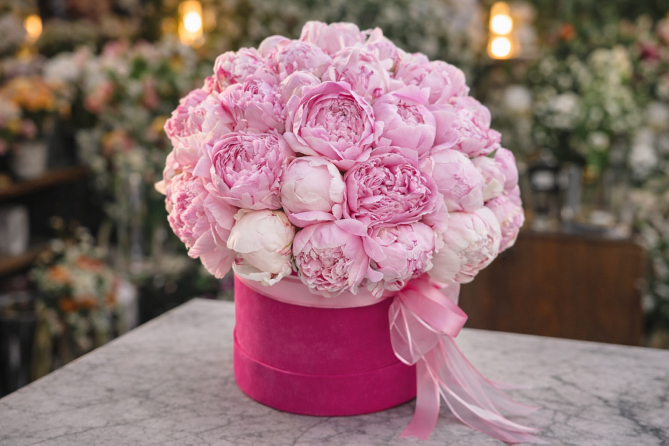 Pembe Şakayık Kutu İçinde Pembe Şakayık 40 Adet