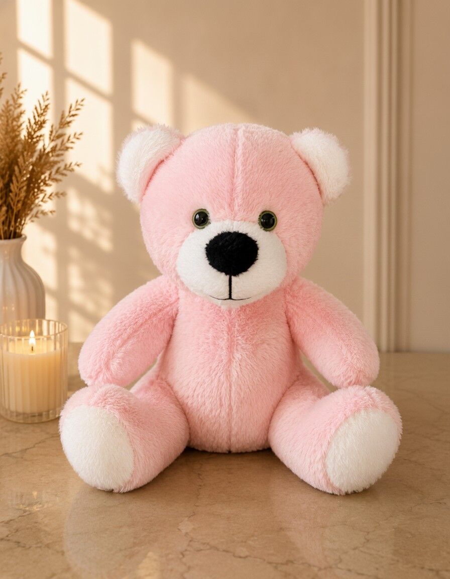 Pembe Ayı Pelüş 25 cm