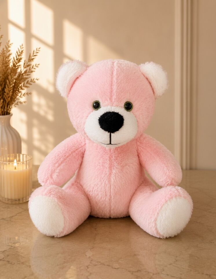 Pembe Ayı Pelüş 25 cm