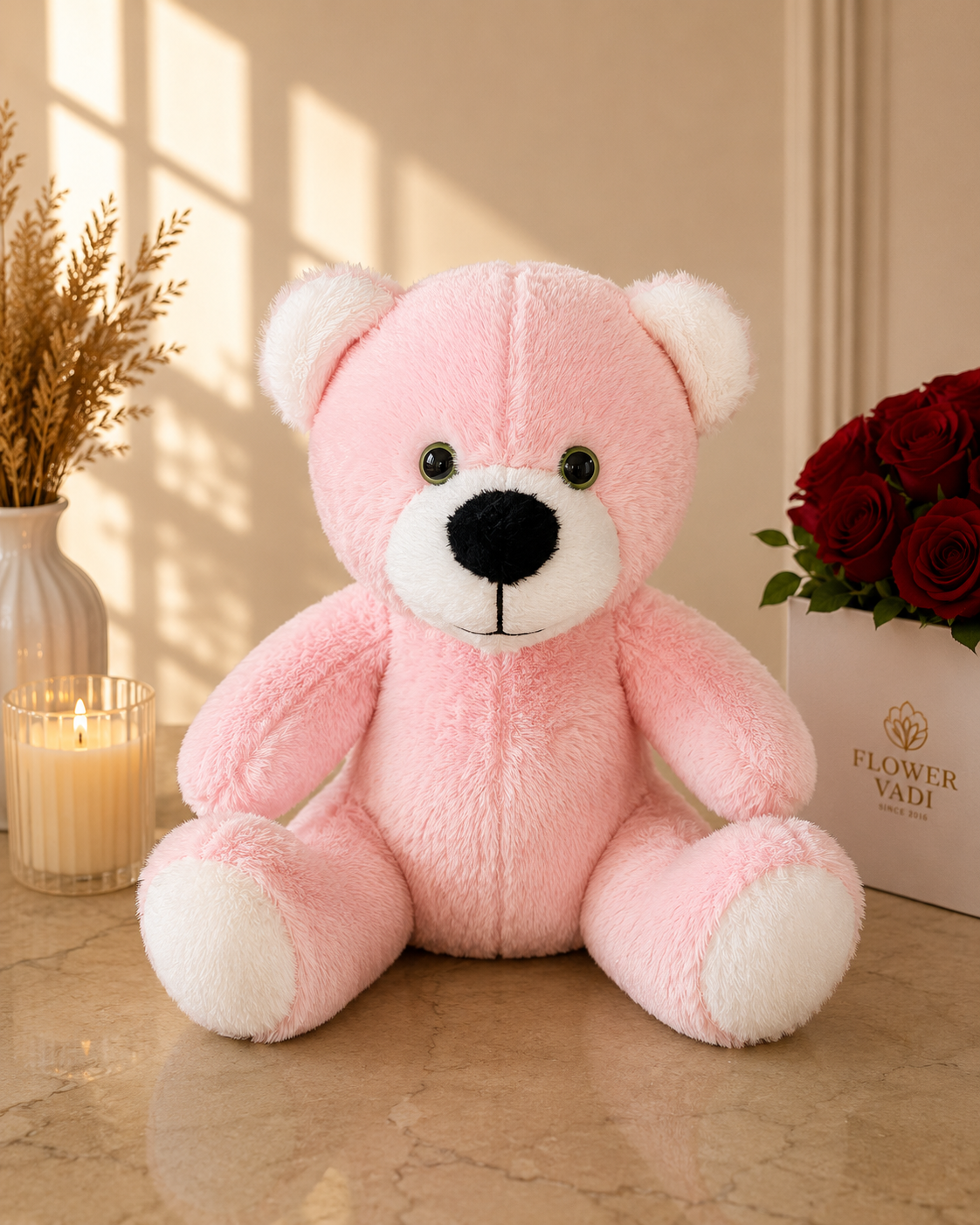 Pembe Ayı Pelüş 25 cm